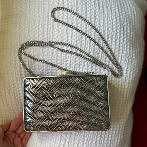 Gun metal/ gray embossed leather patttern - Picture 2 of 12